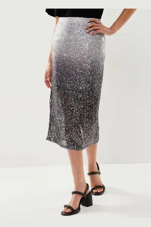 Pieces® PCDELPHIA HW PENCIL SLIT SKIRT by