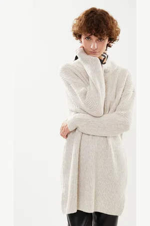Pieces® PCJAYLEN LS HALF PLACKET KNIT DRESS BC by