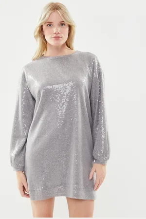 Pieces® PCFAWN LS SWEAT DRESS by