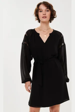 VILA Viura V-Neck L/S Short Dress by