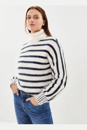 Pieces® PCSMIA LS HIGH NECK KNIT PA by