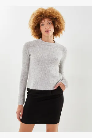 Pieces® PCELLEN LS O-NECK KNIT NOOS BC by