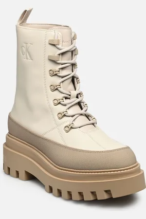Calvin Klein FLATFORM LACE UP BOOT LTH by