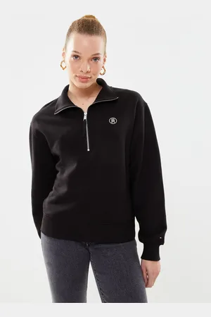 Tommy Hilfiger Smd Crop 1/2 Zip Swe by