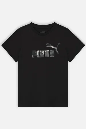 PUMA B ESS+ Camo Logo Tee by
