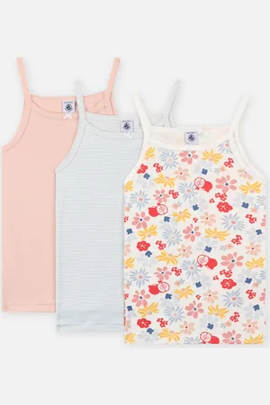 Petit Bateau 3 Chemises Bretelles A0A4I by
