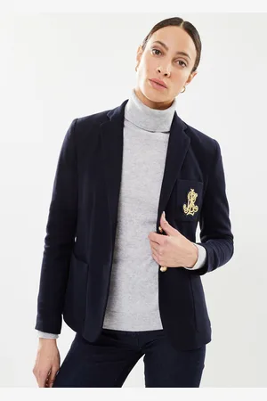 Ralph Lauren Blazer en jacquard à broderie bullion by