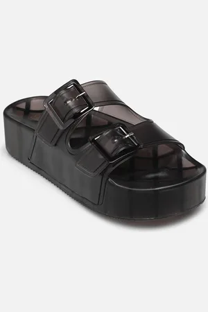 Colors of California High jelly sandal 2 buckles by
