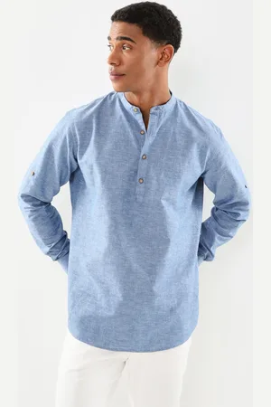 SELECTED Slhregnew-Linen Shirt Tunic Ls Band by