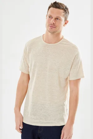 SELECTED SLHBET LINEN SS O-NECK TEE by