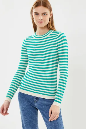Pieces® PCCRISTA LS O-NECK KNIT NOOS BC by