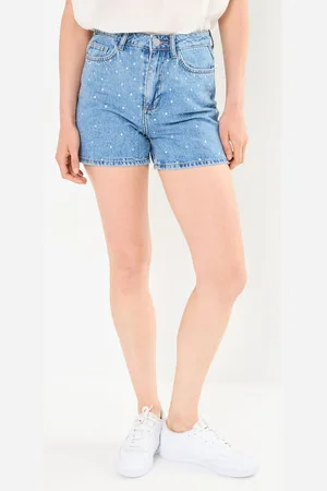 Pieces® Pcsky Hw Rhinestone Shorts by
