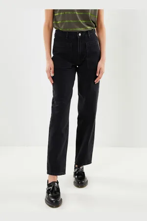 SELECTED Slfkate-Marley Hw Black Str Pocket Jeans by