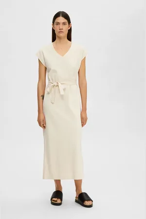 SELECTED Slfessential Sl V-Neck Ankle Dress Noos by