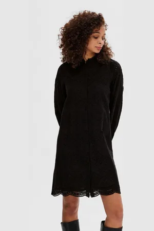 SELECTED Slftatiana Ls Short Embr Dress Noos by