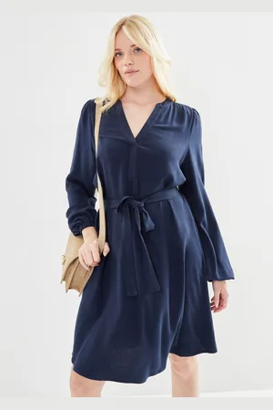 SELECTED Slfviva Ls Short V-Neck Dress Noos by