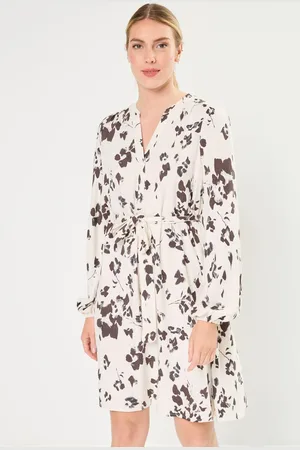 SELECTED Slfviva Ls Aop Short Dress Noos by