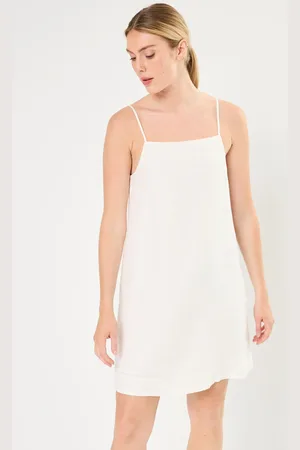 SELECTED Slflinnie Short Linen Strap Dress B by