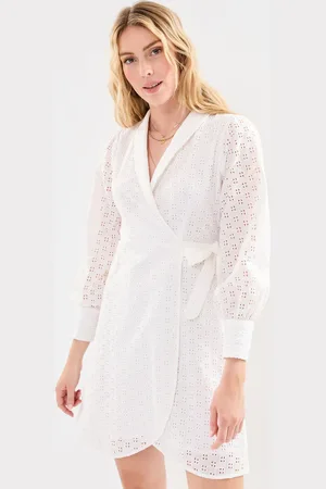 SELECTED Slfanelli Ls Short Wrap Dress B by