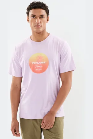 JACK & JONES JORARUBA SUNSET BRANDING TEE SS C.N by