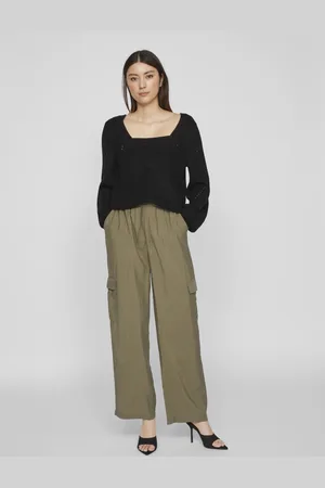 VILA Visuva Straight Hw Cargo Pants by
