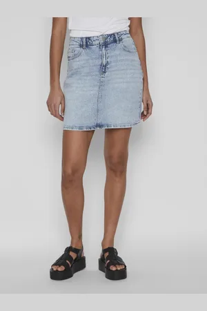 VILA Vikaja Jaf Lbd Denim Skirt- Noos by
