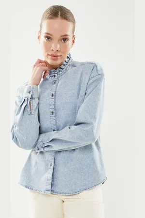 VILA Violive L/S Denim Shirt by