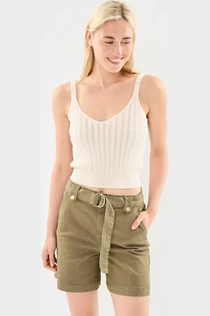 VILA Viola Hw Buckle Shorts by