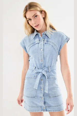 VILA Vimari S/L Short Denim Dress/Rou by