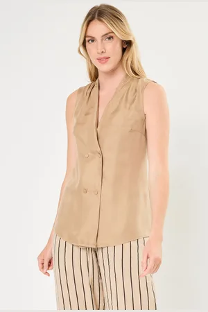 VILA Vipalomina S/L V-Neck Top/Rou by