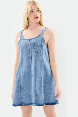Noisy May Nmlilje Strap Denim Dress Vi474Mb by