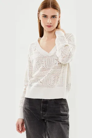 VERO MODA Vmabril Ls V-Neck Pullover Ga Boo by