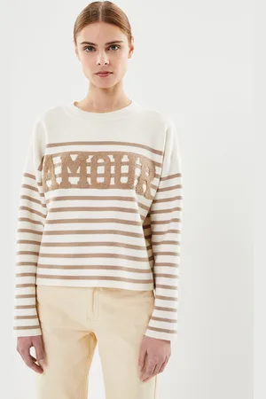 VERO MODA Vmaria Paris Ls O-Neck Pullover Ga by