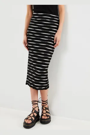Noisy May Nmmalina Stripe Tube Ankle Skirt Jrs by