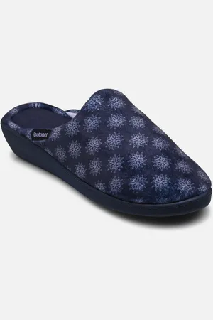 Isotoner Mules en velours ultra doux talon 4 cm semelle ergonomique W by