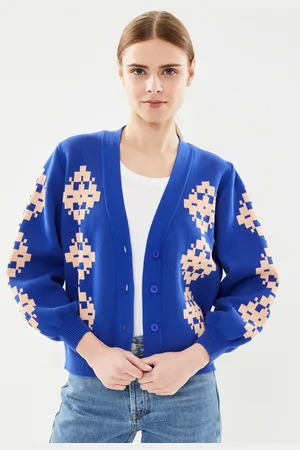 The Tiny Big Sister Nora Jacquard Cardigan by