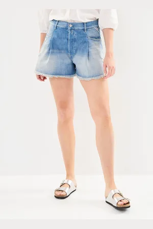 Replay Short denim bleue clair by