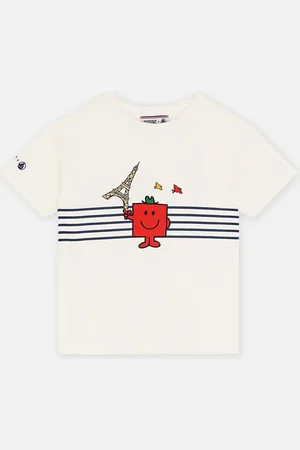 Petit Bateau Tee Shirts MC Jour Monsieur Madame by