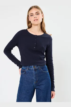 Petit Bateau Tee Shirt ML Iconique Col Tunisien by