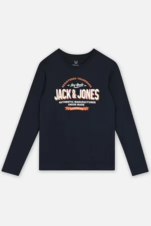 JACK & JONES Jjelogo Tee Ls O-Neck 2 Col Noos Jnr by