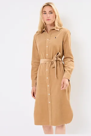 Ralph Lauren Robe-chemise ceinturée en velours côtelé by