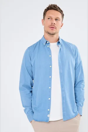 Casual Friday CFAnton BD LS denim chambray shirt Noos by