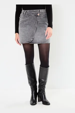 VERO MODA VMBETTY MR SHORT WRAP DENIM SKIRT GU214 by