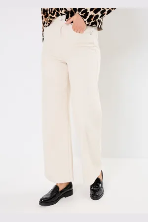 VERO MODA VMKATHY HR WIDE ECRU JEANS GU424 by