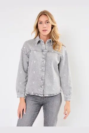 VERO MODA VMHAYDEN LS OVERSIZED EMB SHIRT RA207 by