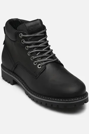 JACK & JONES JFWQUEENSWAY LEATHER BOOT SN by