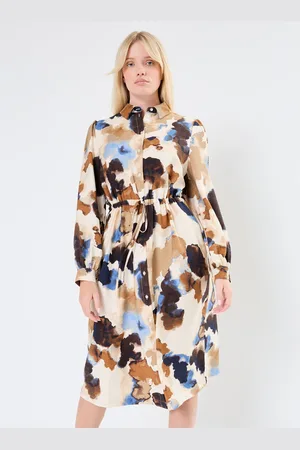 B YOUNG BYIHAMMA AOP SHIRT DRESS - by