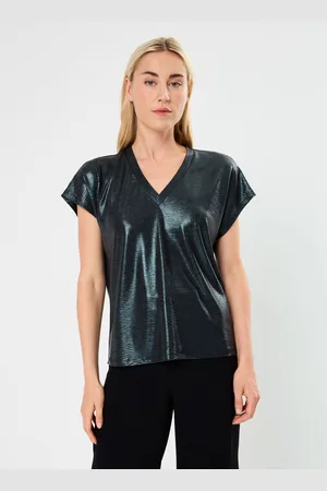 VILA VISAINA V-NECK CAPSLEEVE T-SHIRT/C29 by