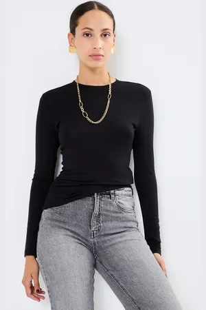 VILA VIALEXIA O-NECK L/S TOP - NOOS by