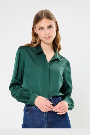 VILA VIELLETTE SATIN L/S SHIRT - NOOS by